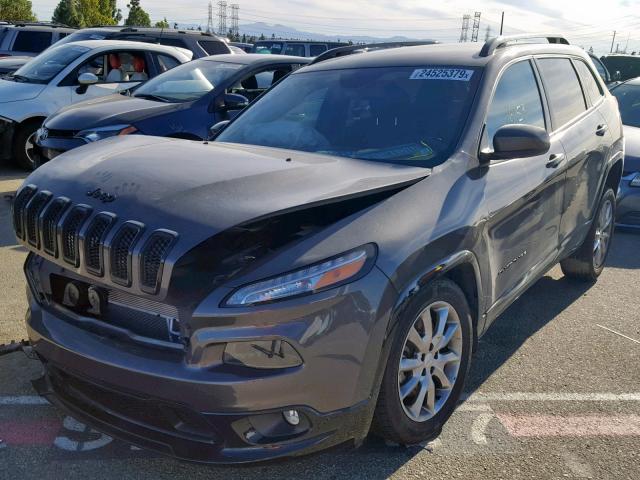 1C4PJLCBXJD615398 - 2018 JEEP CHEROKEE L CHARCOAL photo 2