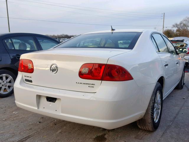 1G4HP57238U120457 - 2008 BUICK LUCERNE CX WHITE photo 4