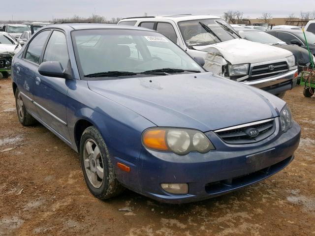 KNAFB161235102995 - 2003 KIA SPECTRA BLUE photo 1