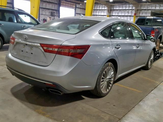 4T1BK1EB2HU259690 - 2017 TOYOTA AVALON XLE 银色 照片 4