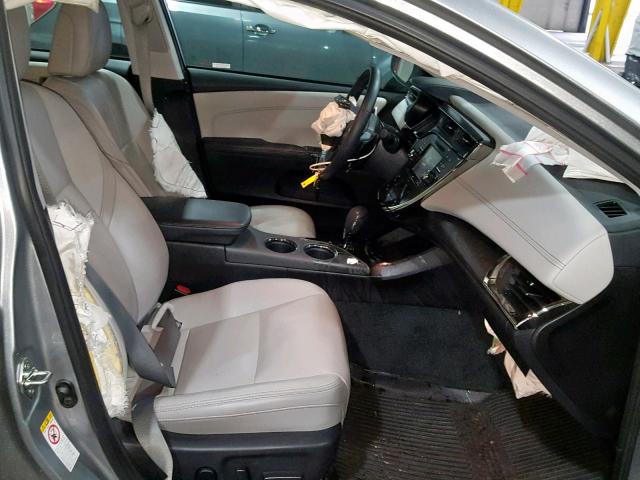 4T1BK1EB2HU259690 - 2017 TOYOTA AVALON XLE 银色 照片 5
