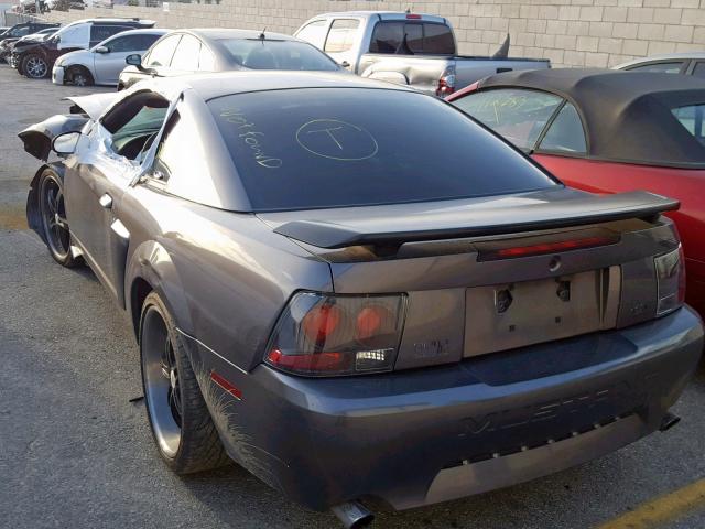 1FAFP44634F154058 - 2004 FORD MUSTANG RED photo 3