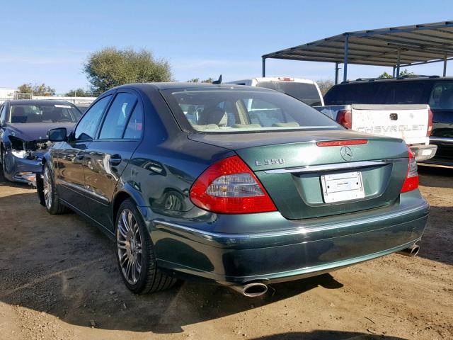 WDBUF56X58B194069 - 2008 MERCEDES-BENZ E 350 GREEN photo 3