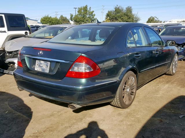 WDBUF56X58B194069 - 2008 MERCEDES-BENZ E 350 GREEN photo 4