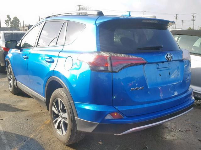 JTMRFREV2JJ199739 - 2018 TOYOTA RAV4 ADVEN 蓝色 照片 3