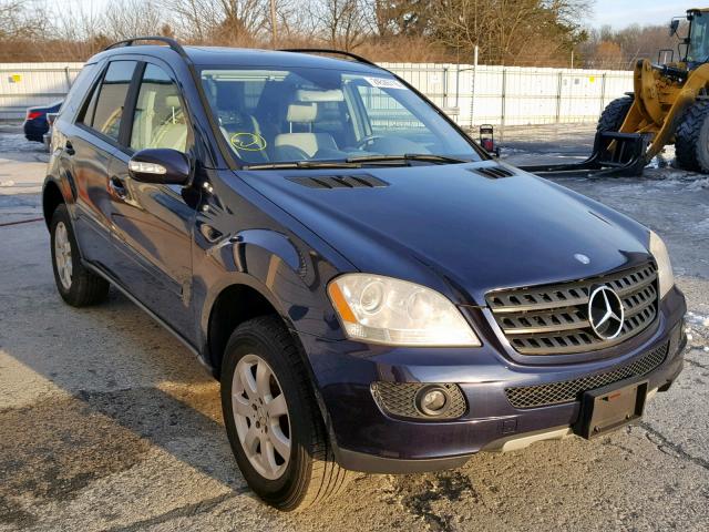 4JGBB86E96A026681 - 2006 MERCEDES-BENZ ML 350 BLUE photo 1