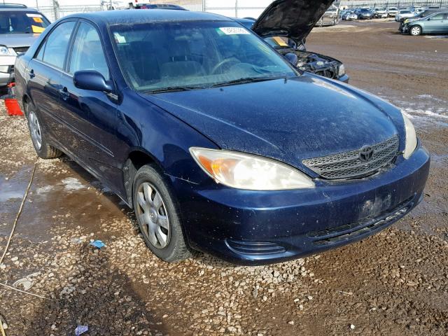 4T1BE32K93U247438 - 2003 TOYOTA CAMRY LE BLUE photo 1