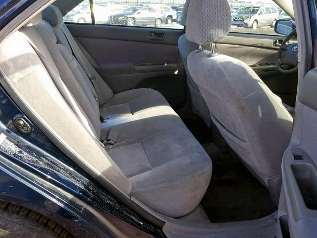 4T1BE32K93U247438 - 2003 TOYOTA CAMRY LE BLUE photo 6