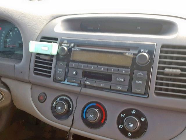 4T1BE32K93U247438 - 2003 TOYOTA CAMRY LE BLUE photo 9