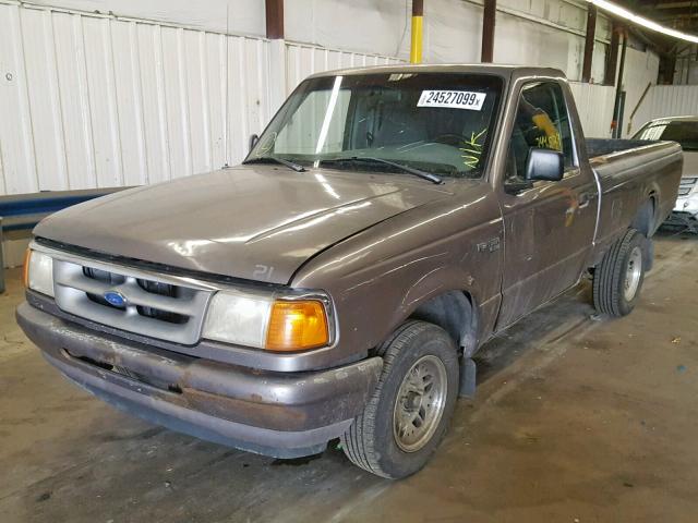 1FTCR10U6VPB52195 - 1997 FORD RANGER GRAY photo 2