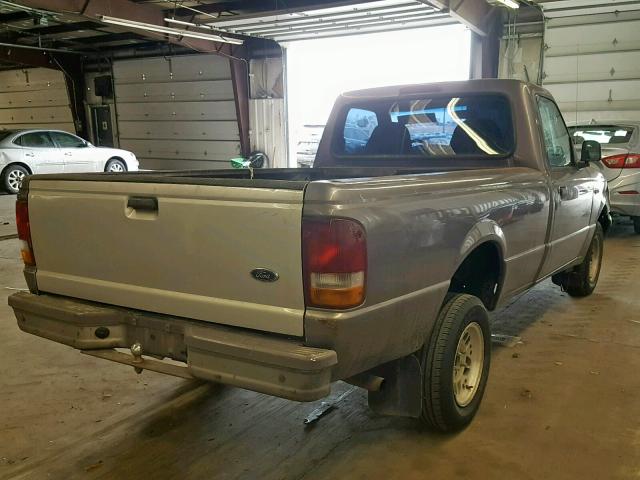 1FTCR10U6VPB52195 - 1997 FORD RANGER GRAY photo 4