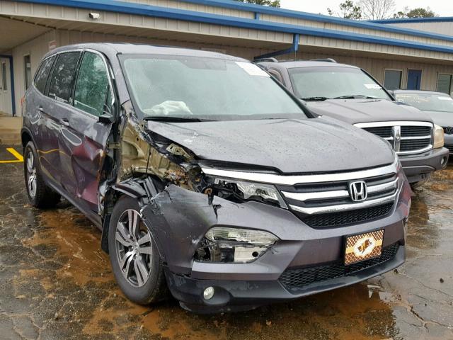 5FNYF5H53HB001008 - 2017 HONDA PILOT EXL GRAY photo 1