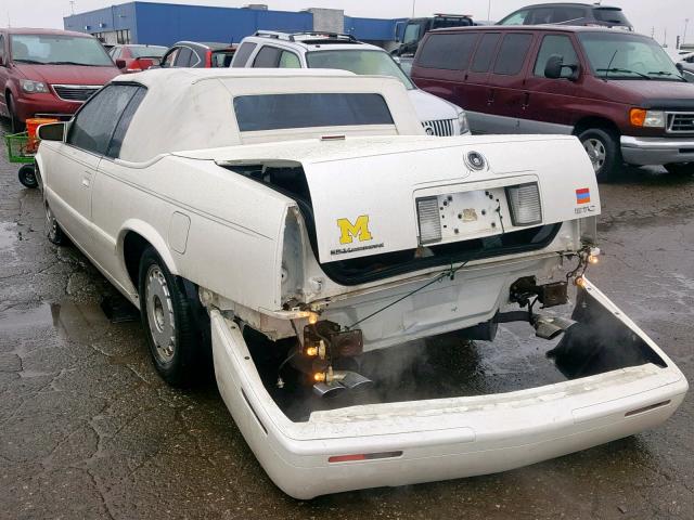 1G6ET1290YU172776 - 2000 CADILLAC ELDORADO T WHITE photo 3