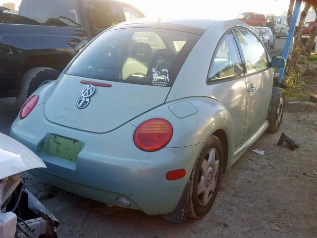 3VWDD21C51M431181 - 2001 VOLKSWAGEN NEW BEETLE Yaşıl foto 4