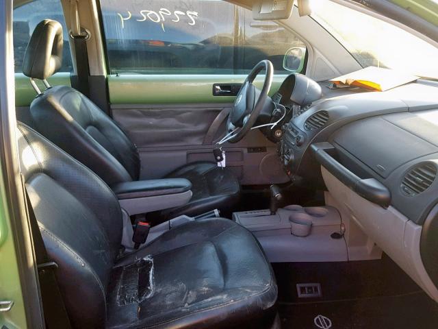 3VWDD21C51M431181 - 2001 VOLKSWAGEN NEW BEETLE Yaşıl foto 5