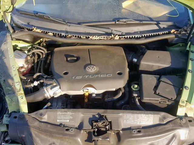 3VWDD21C51M431181 - 2001 VOLKSWAGEN NEW BEETLE Yaşıl foto 7