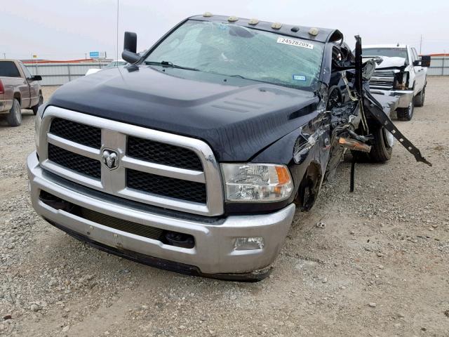 3C7WRSAL6DG546357 - 2013 RAM 3500 BLACK photo 2