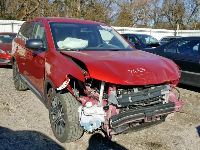 JA4AZ3A35JZ033359 - 2018 MITSUBISHI OUTLANDER MAROON photo 1