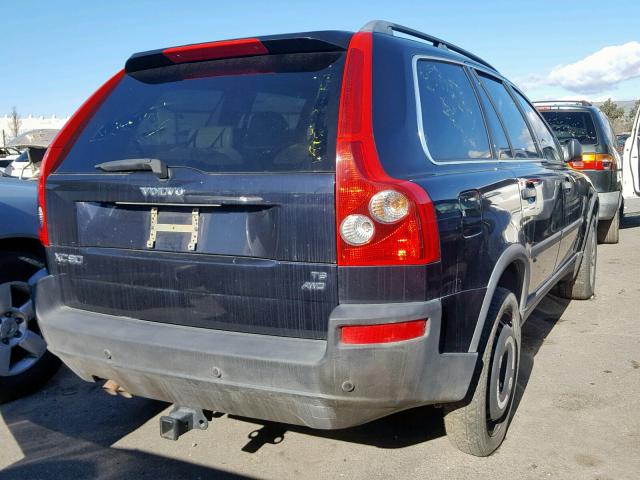 YV1CZ911251196968 - 2005 VOLVO XC90 T6 BLUE photo 4