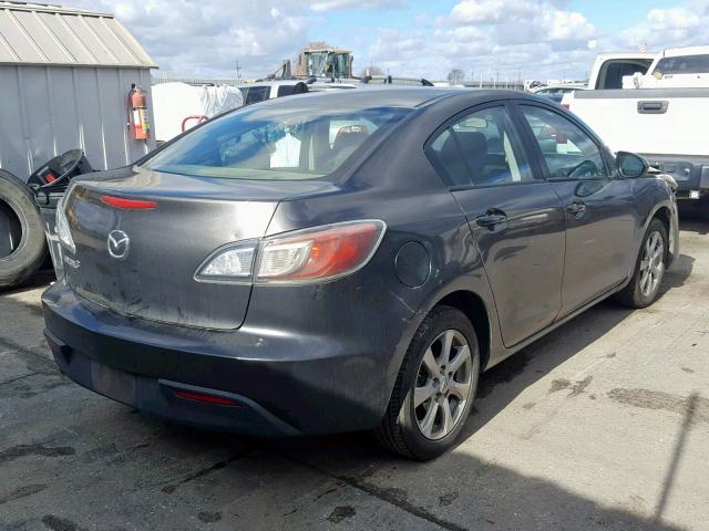 JM1BL1VGXB1451820 - 2011 MAZDA 3 I GRAY photo 4