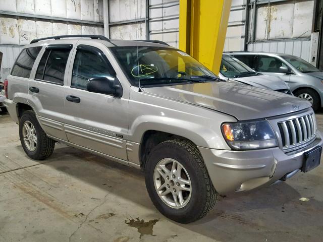 1J4GW48S34C243911 - 2004 JEEP GRAND CHER GRAY photo 1