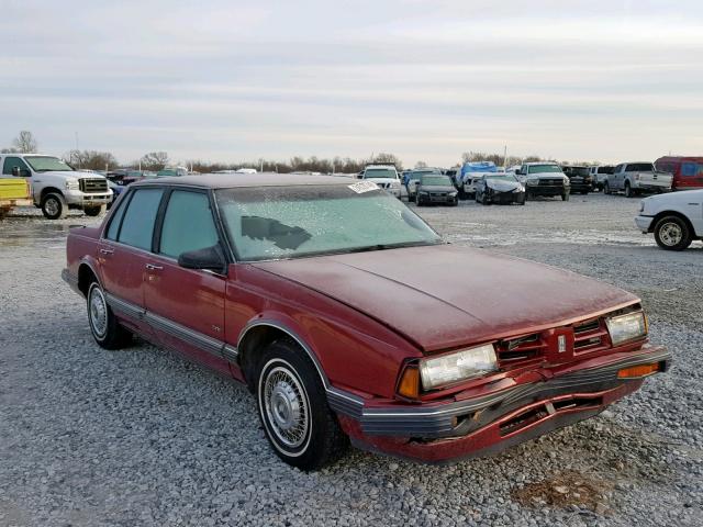 1G3HN54CXM1815442 - 1991 OLDSMOBILE 88 ROYALE MAROON photo 1