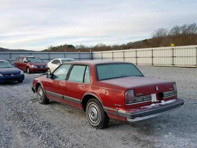 1G3HN54CXM1815442 - 1991 OLDSMOBILE 88 ROYALE MAROON photo 3