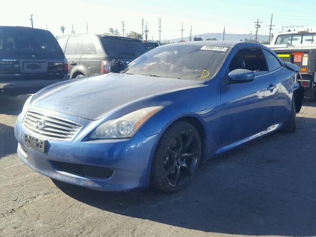 JN1CV6FE8AM350462 - 2010 INFINITI G37 BASE BLUE photo 2