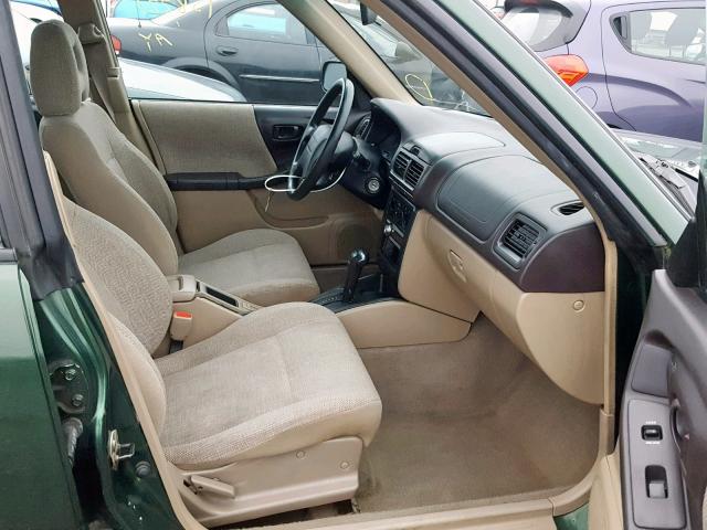 JF1SF63572H744092 - 2002 SUBARU FORESTER L GREEN photo 5