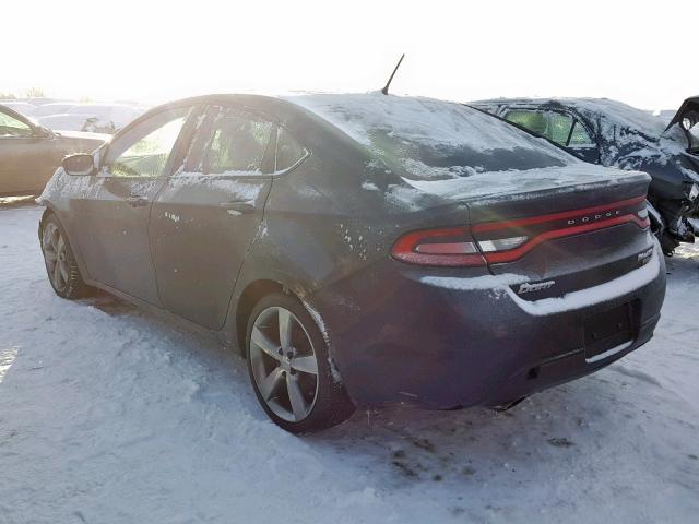 1C3CDFBHXDD316659 - 2013 DODGE DART SXT GRAY photo 3