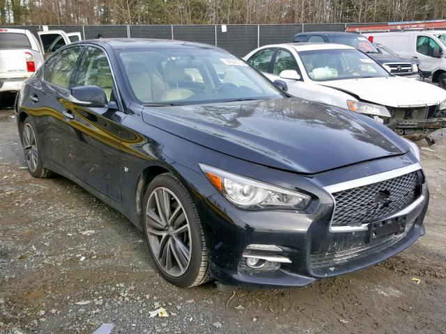 JN1BV7AR8FM403485 - 2015 INFINITI Q50 BASE BLACK photo 1