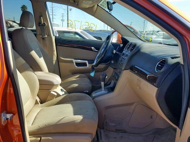 3GSCL33P58S653592 - 2008 SATURN VUE XE ORANGE photo 5