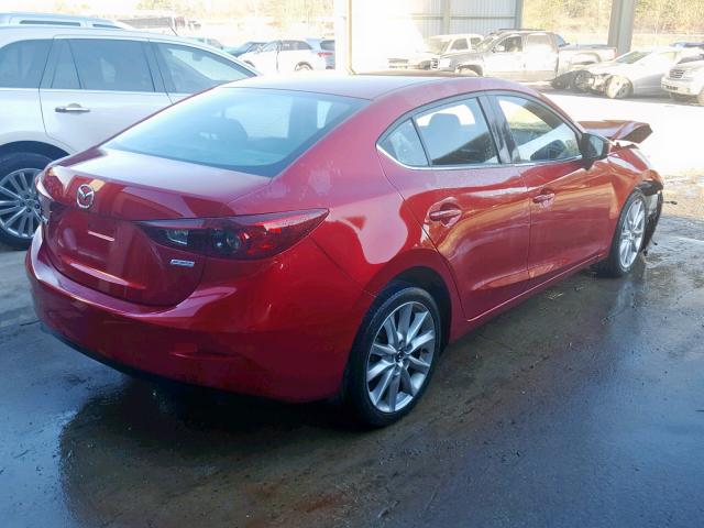 3MZBN1V79HM111254 - 2017 MAZDA 3 TOURING RED photo 4