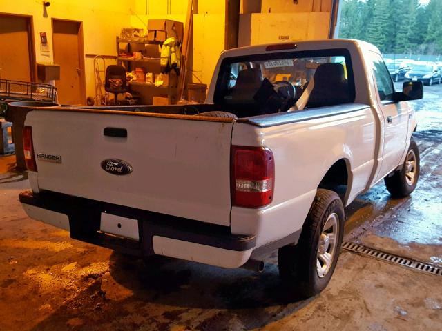 1FTYR10D58PA46069 - 2008 FORD RANGER WHITE photo 4