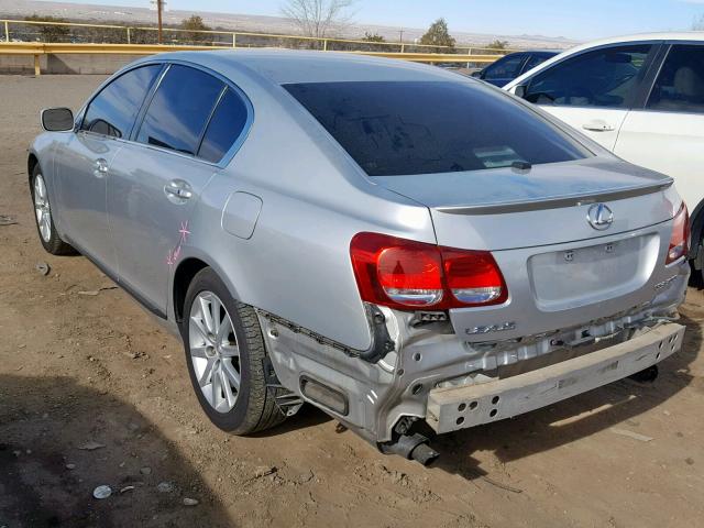 JTHBH96S965019154 - 2006 LEXUS GS GENERAT SILVER photo 3