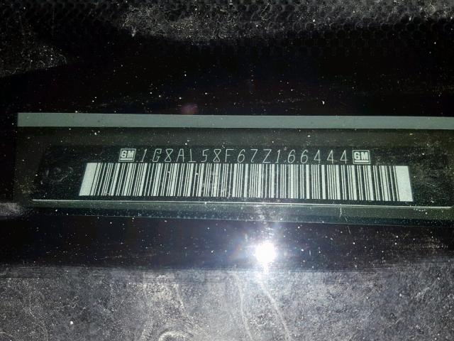 1G8AL58F67Z166444 - 2007 SATURN ION LEVEL RED photo 10