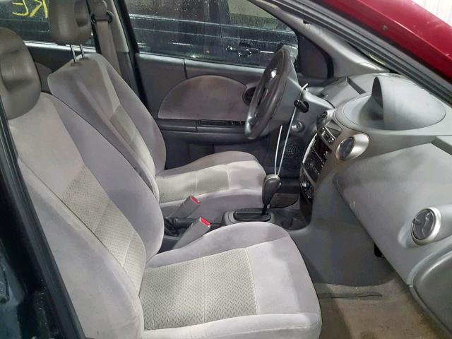 1G8AL58F67Z166444 - 2007 SATURN ION LEVEL RED photo 5