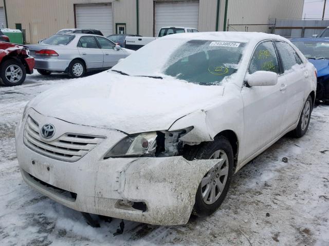 4T4BE46K99R114838 - 2009 TOYOTA CAMRY BASE WHITE photo 2