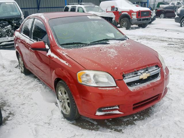 KL1TD5DEXBB120830 - 2011 CHEVROLET AVEO LS RED photo 1