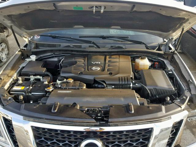 JN8AY2NC0H9506208 - 2017 NISSAN ARMADA SV SILVER photo 7