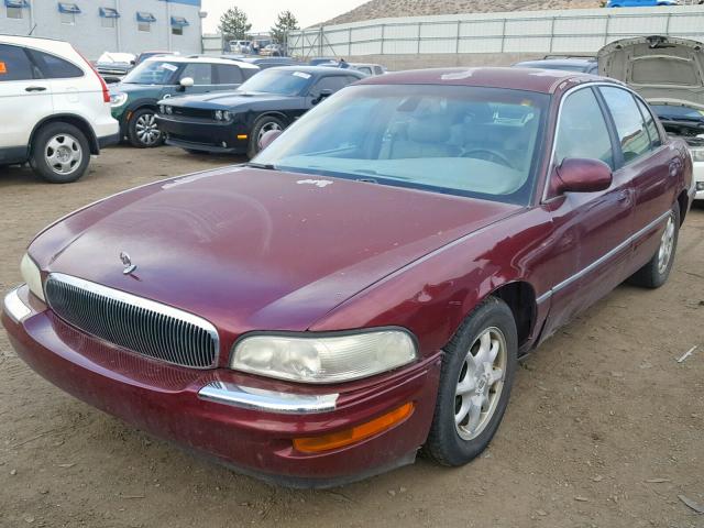 1G4CW54K524212355 - 2002 BUICK PARK AVENU MAROON photo 2