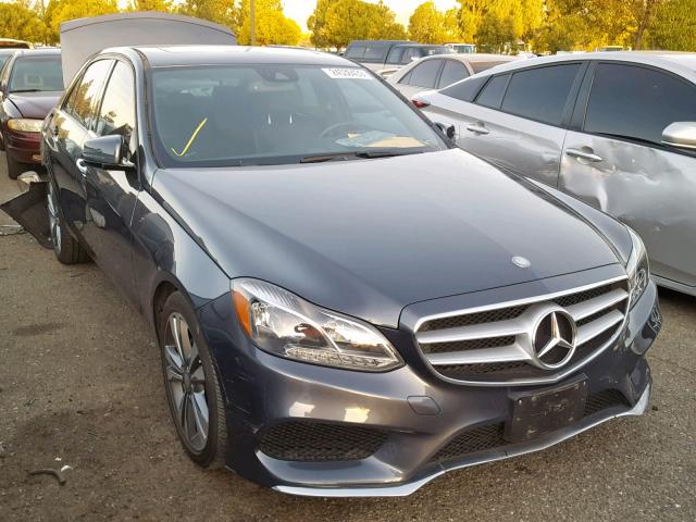 WDDHF5KB2EB039364 - 2014 MERCEDES-BENZ E 350 BLUE photo 1