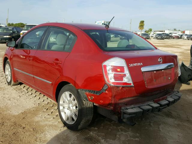 3N1AB6AP8AL652367 - 2010 NISSAN SENTRA 2.0 RED photo 3