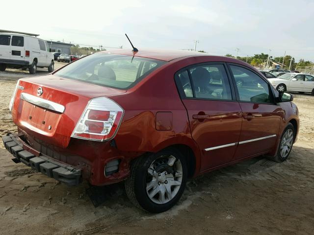 3N1AB6AP8AL652367 - 2010 NISSAN SENTRA 2.0 RED photo 4