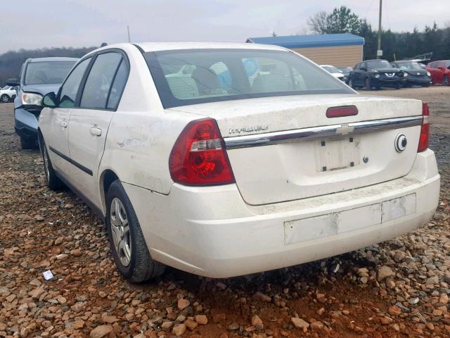 1G1ZS52F04F129934 - 2004 CHEVROLET MALIBU WHITE photo 3