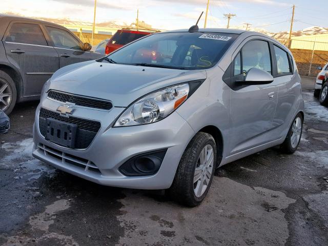 KL8CD6S94FC761467 - 2015 CHEVROLET SPARK 1LT SILVER photo 2