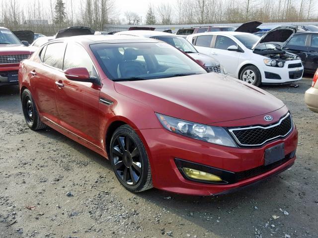 KNAGR4A62B5147101 - 2011 KIA OPTIMA SX RED photo 1