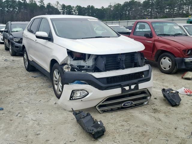 2FMTK3J9XFBB70410 - 2015 FORD EDGE SEL WHITE photo 1