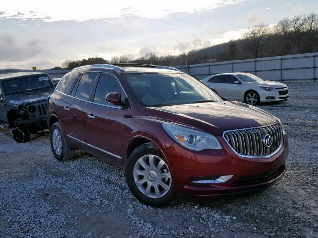 5GAKRBKD1HJ201083 - 2017 BUICK ENCLAVE RED photo 1