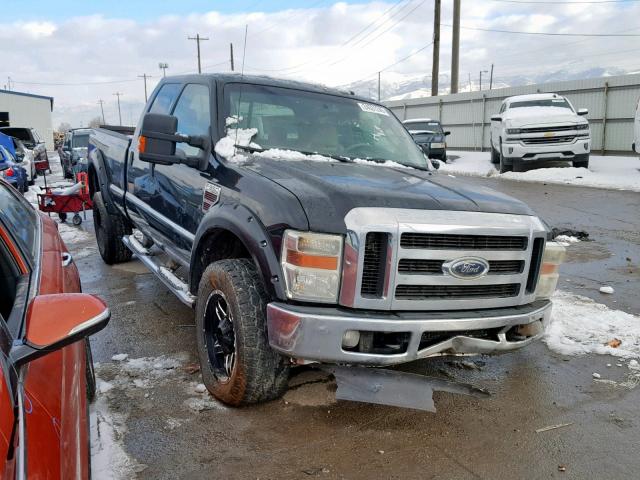 1FTWW31R08EC17909 - 2008 FORD F350 SRW S BLACK photo 1